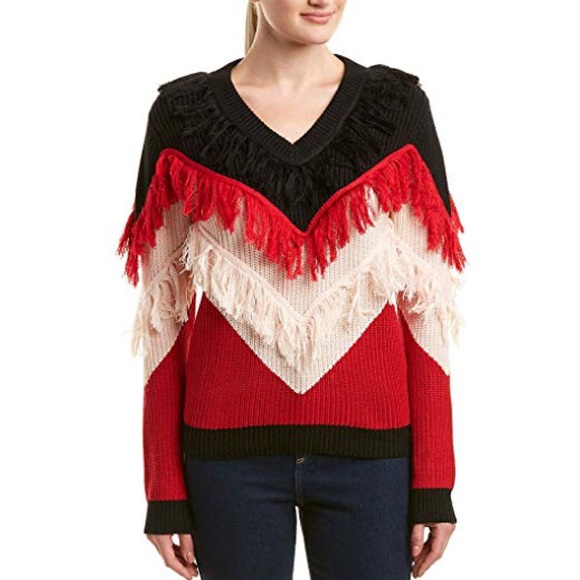 English Factory Rogue Fringe Sweater - Picture 1 of 4
